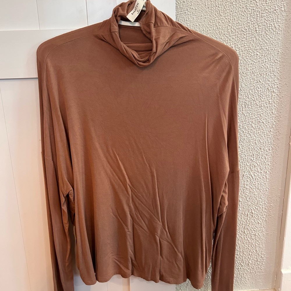 Babaton Tan Long Sleeve Top